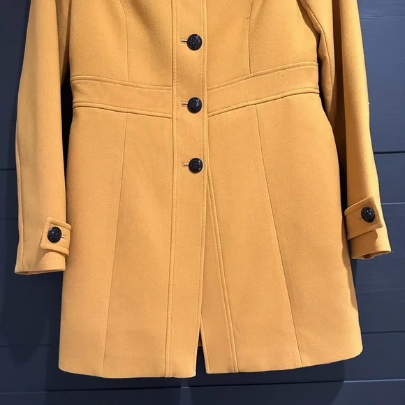 Karl Lagerfeld Yellow Coat 2 - Picture 4 of 5